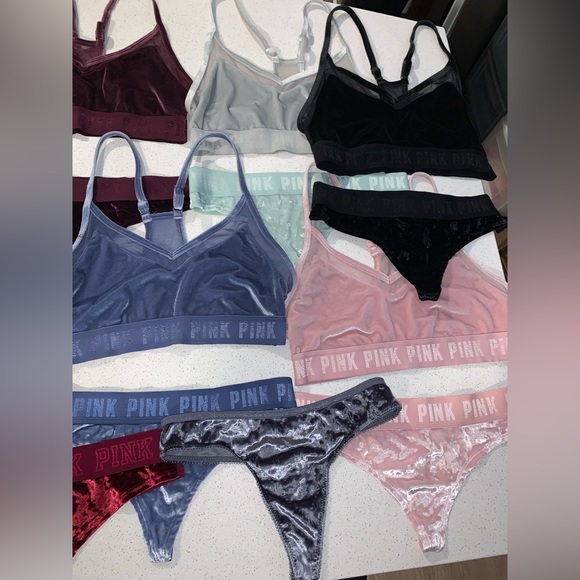 Victoria’s Secret PINK Velvet Bralette and Panty Bundle - Picture 8 of 16